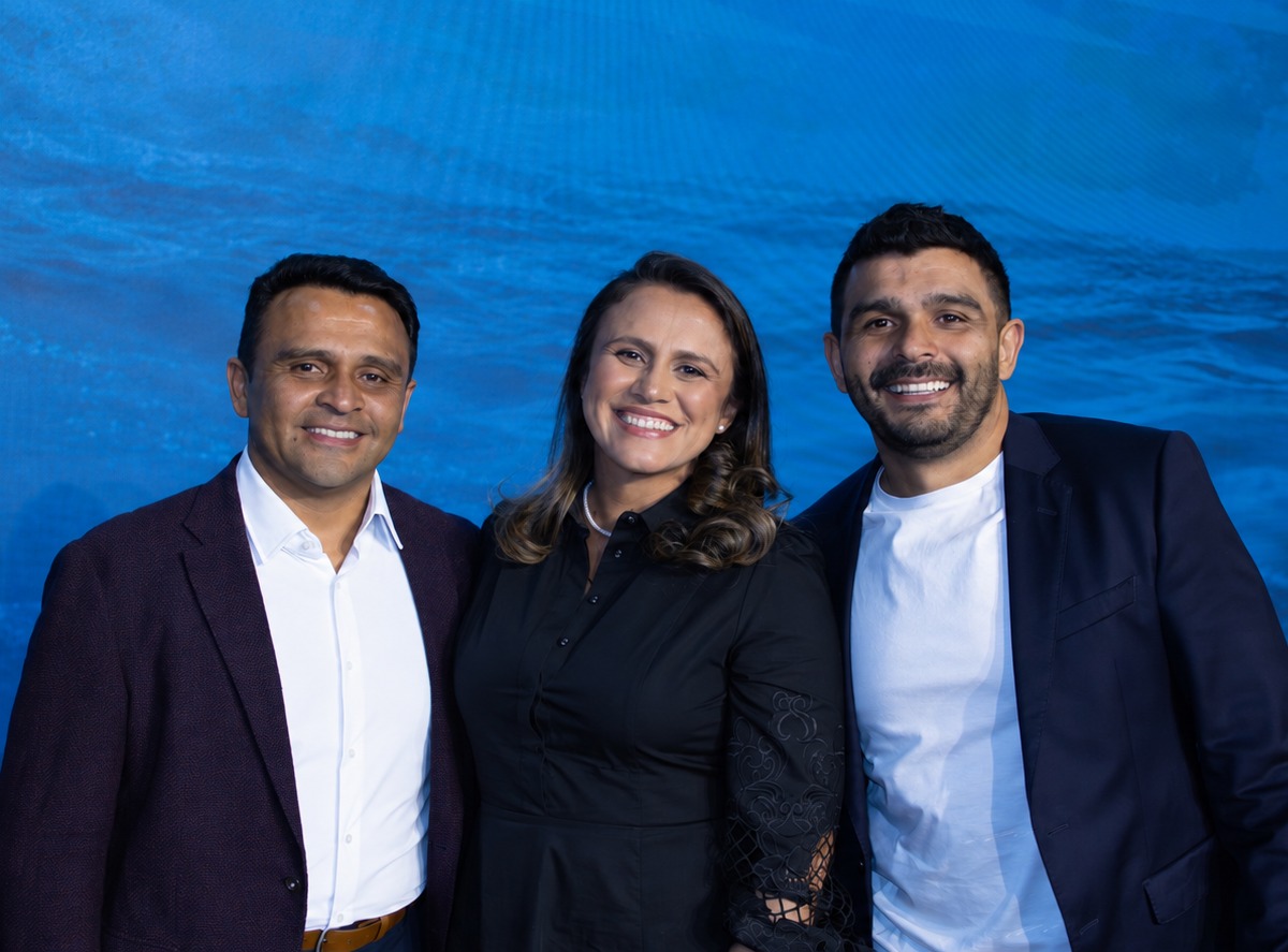 Rodolpho, Álvaro e Jacyra dos Anjos, fundadores da B2G Gestora de Licitações
